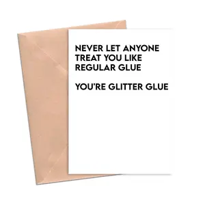Glitter Glue Friendship Funny Friendship Card