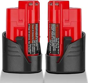 2/4 PCS 3.0Ah 12V Lithium Battery Compatible with m-12V Battery, Compatible for M-12 Batteries 12 Volt Cordless Tools 48-11-2401 48-11-2412 48-11-2411 48-11-2420 48-11-2440