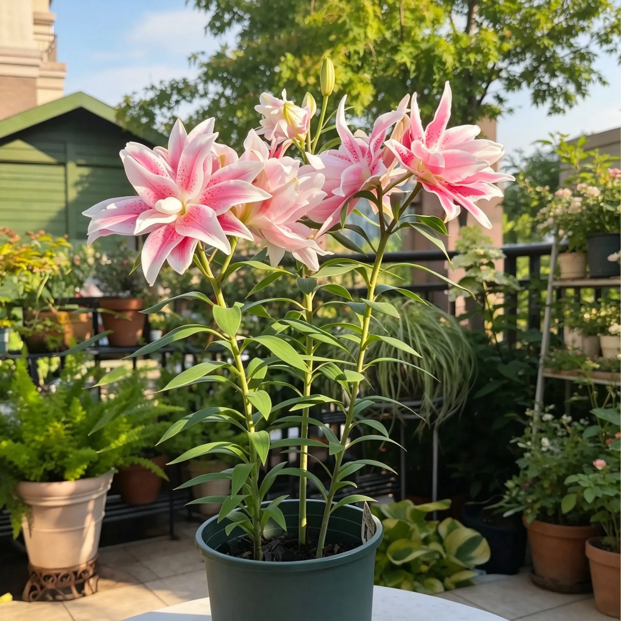 Mixed Color Oriental Lily Bulbs, Vibrant Big Flower Bulbs for Spring & Summer Bloom