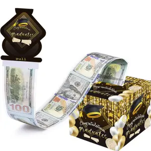 Graduation Gift Box with Pull-Out Card, Surprise Cash Gift Box, Fun Money Drawer for High School and University Graduates, 2026 Edition, Graduation Favor Box