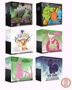 Pokemon Elite Trainer Box - Sets Vary (Live or Sealed) Booster Packs Collectible Trading Cards