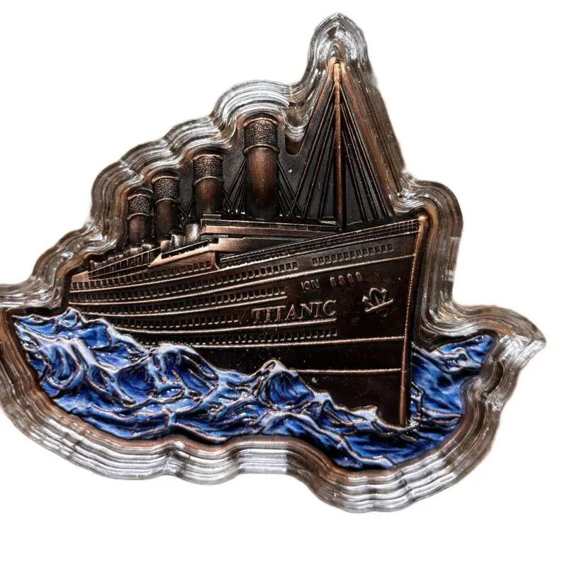 Titanic 5 oz. Copper collectible