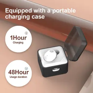 Mini Rechargeable Hearing Aids, Portable Mini Hearing Aid Noise Cancelling Long Battery Life,Elderly Mini Hearing Aid