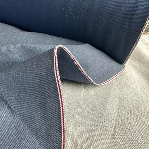 Selvedge Japanese Charcoal Gray Woven Denim | Woven Fabric by the Yard | 365 GSM/11 oz Denim | Textured Denim for Jeans, Jackets & Shirts