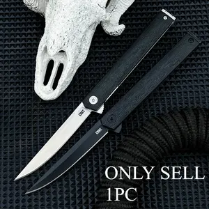 New 7097 Lightweight Outdoor Folding Knife 5Cr13Mov Blade Nylon Fiber Handle Carry Hiking Defense Tool EDC Camping Multi-Purpose Pocket Outdoor Knife Survival Tools Emergency Survival Gear