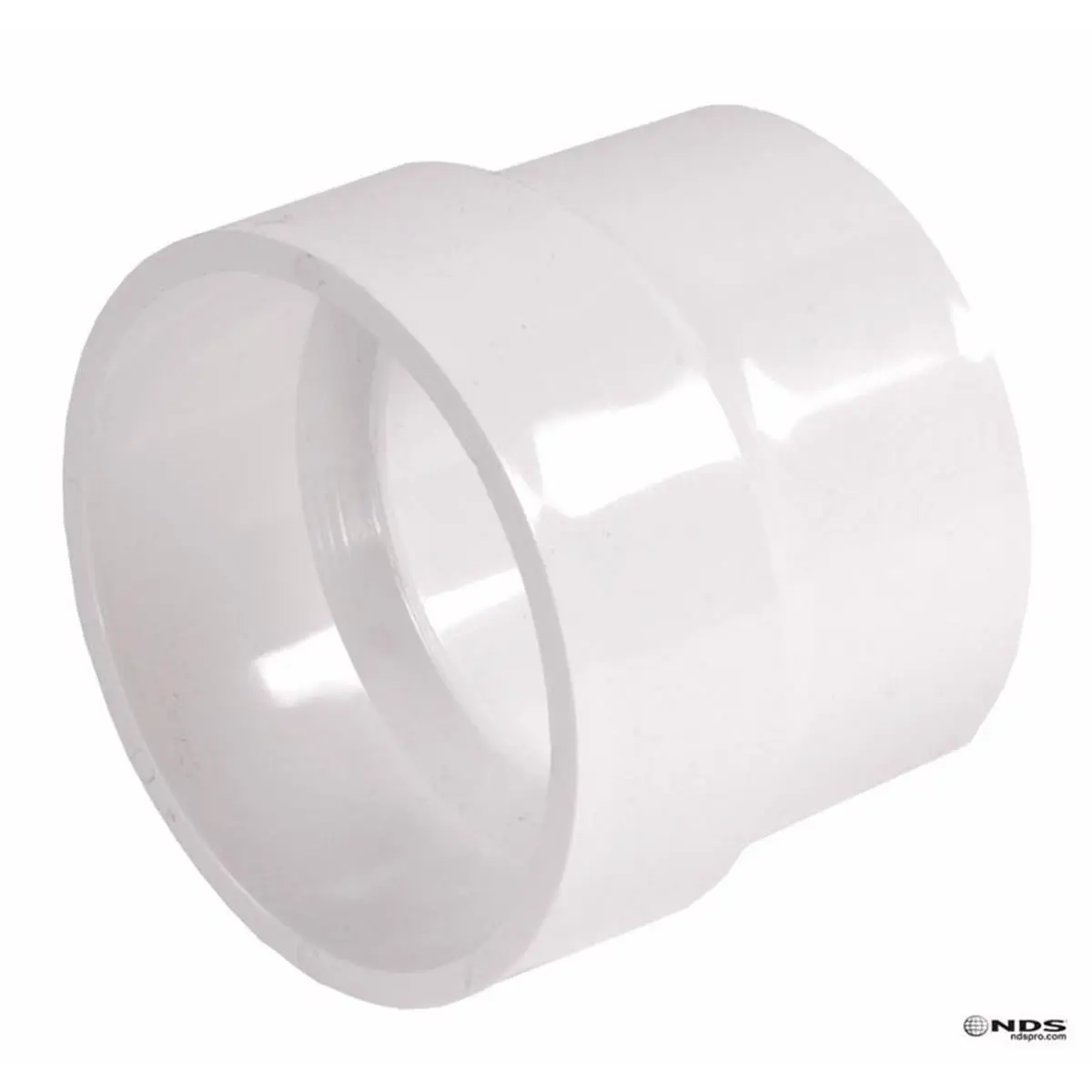 212 MAIN 4 in. Schedule 35 Hub PVC Adapter, PVC Plastic Underground Sewer Pipe Accessory for Household Appliance Parts & Accessories