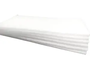 Aquarium Filter Media, Pond Fountains, Filter Floss Cut to Fit Bulk 6 Pieces 10"x 20"x 1/2"