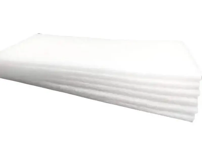 Aquarium Filter Media, Pond Fountains, Filter Floss Cut to Fit Bulk 6 Pieces 10"x 20"x 1/2"