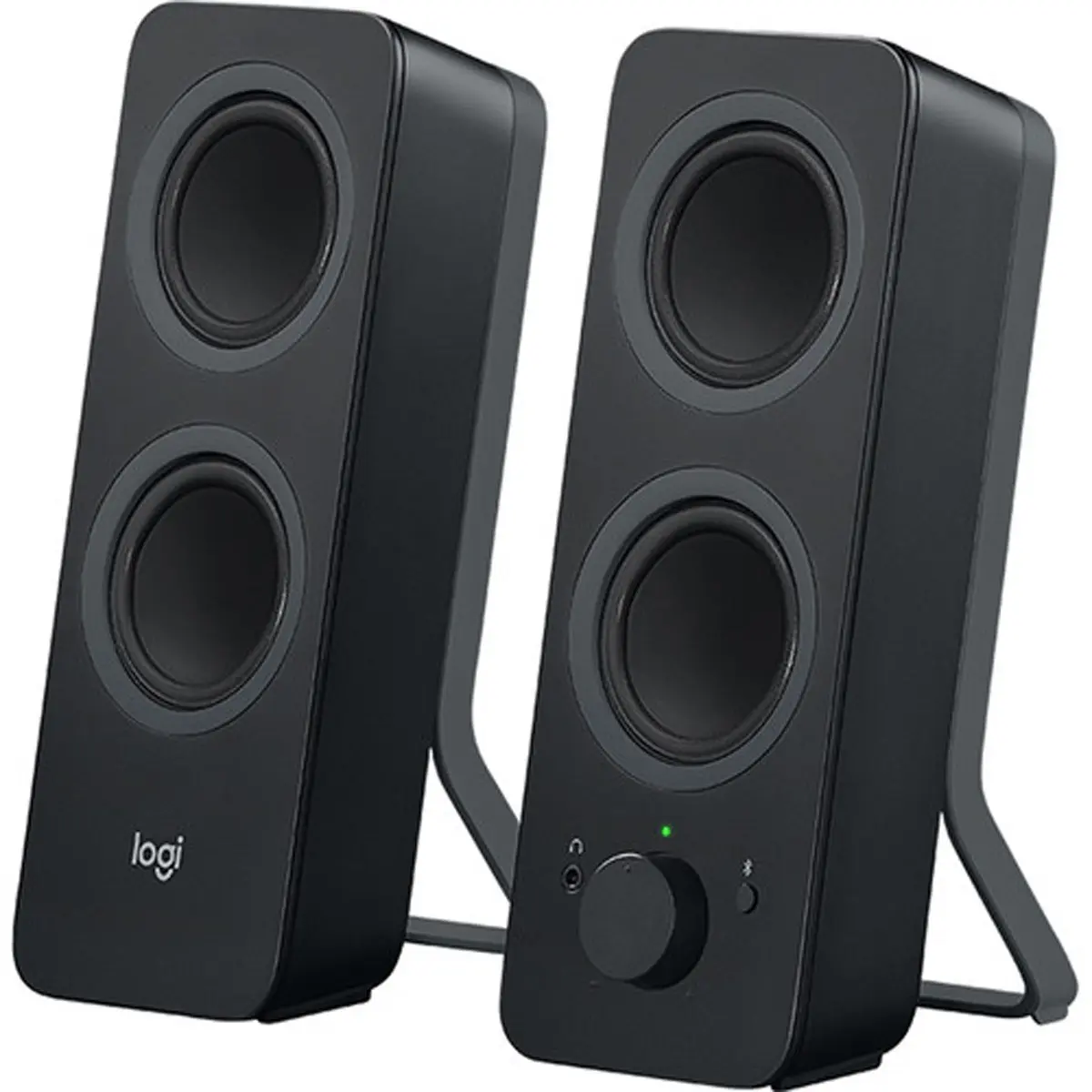Logitech Z207 Bluetooth Computer Speakers, Black, Pair