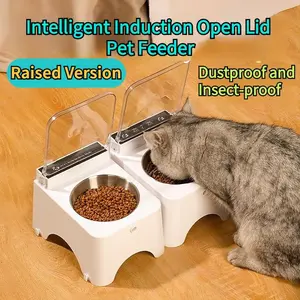 Smart Sensor-Activated Pet Feeder Bowl | USB Rechargeable 60-Day Use | Dustproof & Antibacterial | For Dogs & Cats