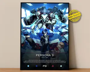 Persona 3 Poster Gaming Poster Video Game Prints Wall Decor Posters Gaming Gift Video Game Poster Gaming Decor, Poster Gifts