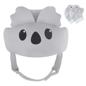 Baby Helmet for Crawling & Walking – Soft & Breathable Toddler Head Protection Cap with Adjustable Strap, Cute Koala Design, 360 °   Impact Shield, for Infants 8-18 Months