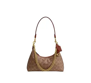 COACH Juliet 25 Detachable Adjustable Shoulder Strap Coated Canvas Shoulder Bag Medium Women's Brown