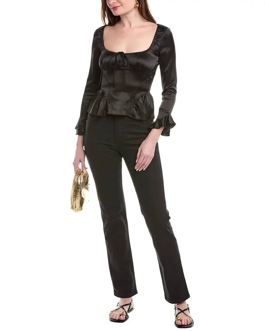 STAUD x Wrangler The Everyday Black Jean