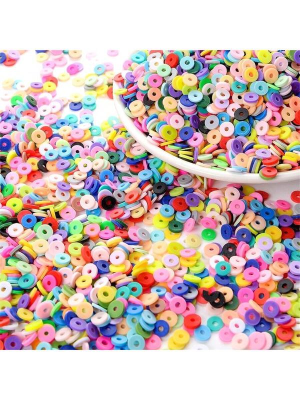 13000pcs/10600pcs/8800pcs/6000pcs/5100pcs/3500pcs/2400pcs/2000pcs Clay Bead Bracelet Making Kit For Beginners, College Friendship Letter Beads Kit, Includes Pendants And Elastic Cord, DIY Alphabet Beads Bracelet Kit, Party Gift
