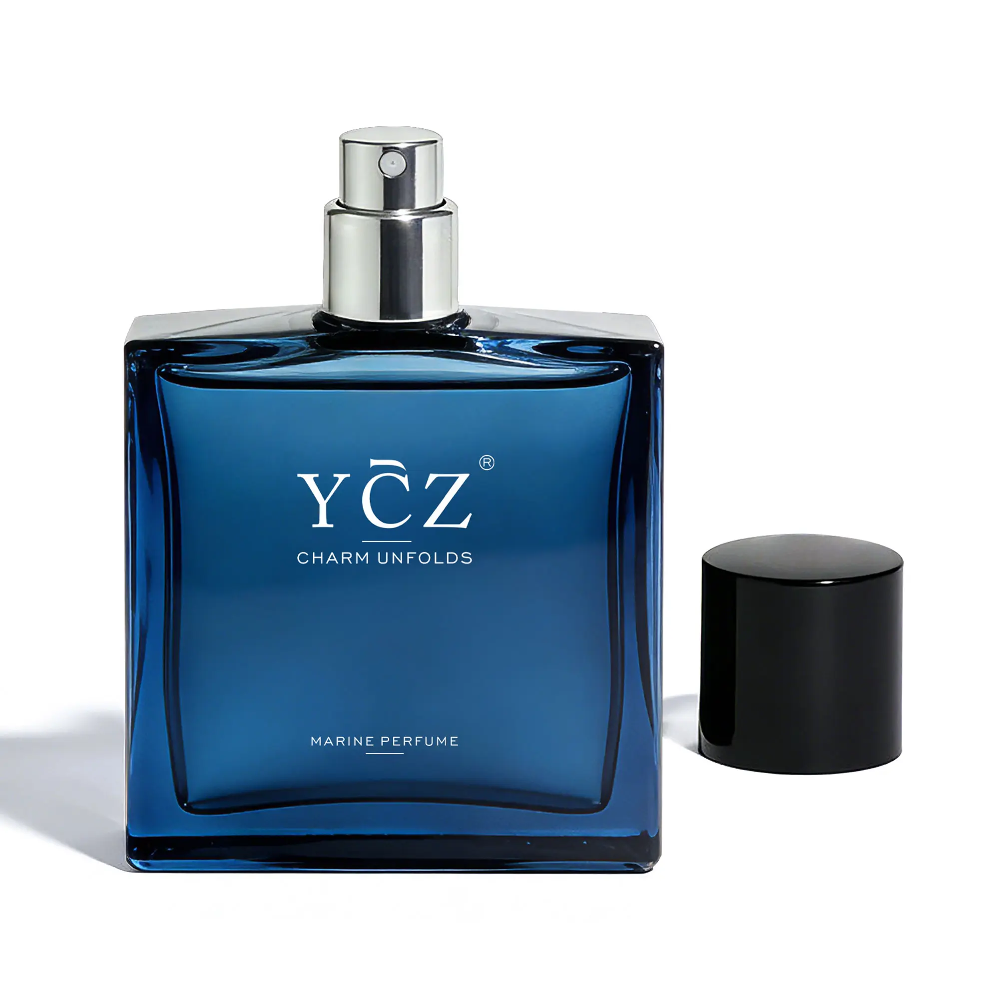 YCZ Midnight Marine Eau de Parfum 1.7oz | Aromatic Marine Fragrance for Men, Magnetic & Sensual, Long-Lasting for Dates and Everyday Wear, Inspired by the Effortless Attraction That Naturally Draws People Closer