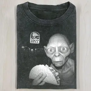 [50% off] THE LORD OF THE RINGS T-SHIRT, GOLLUM Taco Bell Shirt, Movie Shirt, Funny Halloween Shirt, Unisex T-Shirt, Gift For Men Women