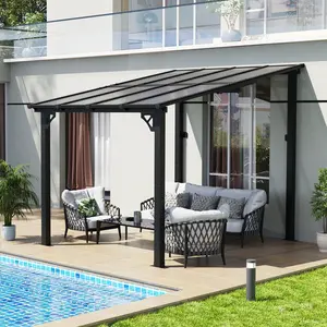 Aoxun Multi-Size & Multi-Material Outdoor Storage Shed with Included Base, Lockable Door, Sloped Roof, Heavy Duty Metal Organizer for Garden, Backyard, Patio, Lawn