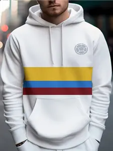 Men's Youth Football Sweater Hoodie, Comfortable Casual Sports Style, Outdoor Training Casual Versatile Hoodie Sweater