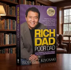 Rich Dad Poor Dad by Robert T. Kiyosaki - Personal Finance Book, Wealth Building Guide, Bestselling Money Management & Investing Resource for Financial Freedom
