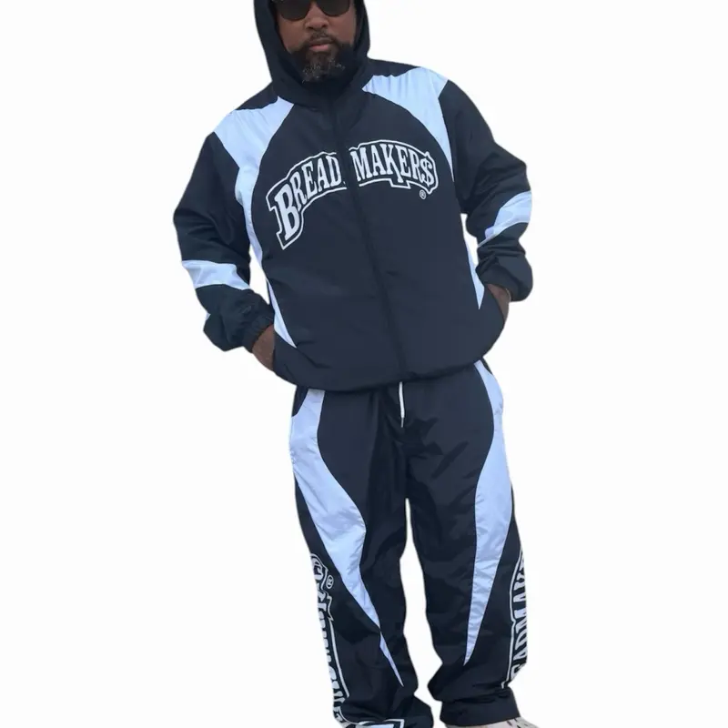 DOE BOY TRACK SUIT BY BREADMAKER$ Co Menswear Breathable Jacket Jogger Matching