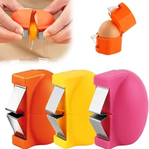 2026 New Egg Shell Opener, Stainless Steel Egg Cracker Tool, Multifunctional Eggs Separator for Raw and Hard Boiled Eggs Peeler Shell Remover, Kitchen Gadget