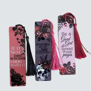 Dark Romance Metal Bookmarks for Readers - Perfect Gift for Book Lovers, decorative bookmark, book accessories, dark romance merch