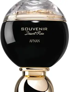 Afnan Souvenir Desert Rose EDP 100ml - Unisex Fragrance with Peach Raspberry Cassis Heliotrope Lily of the Valley White Musk Sandalwood Citrus Amber Notes