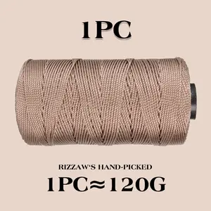 1pc Summer Ice Silk Yarn, Smooth Lightweight Crochet Thread, Ideal for DIY Bags, Hats, Shoes, Summer Weaving & Handmade Crafts