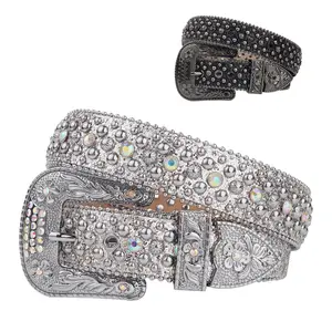 （All handmade）y2k bb belt Trending Men's Crystal Rhinestone Belt | Glow Party Leather Accessories for Him | Christmas Birthday Gifts for Boyfriend Husband 2025