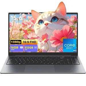 TPV 2026 Gaming Laptop, Core Processor (Up to 3.40GHz), 16GB RAM, 512GB SSD, 15.6in FHD 1920*1080 Display, WIFI, BT 5.0, Traditional Laptop for Students & Business Professionals