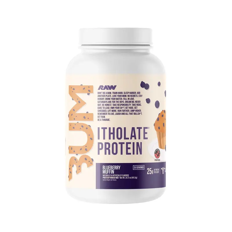 RAW CBUM Itholate — 100% Micro-Filtered Whey Isolate, ~25g Protein (Low Fat/Carb)