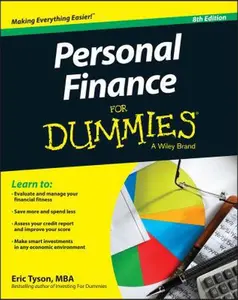 USED-Personal Finance for Dummies by Eric Tyson (Paperback)