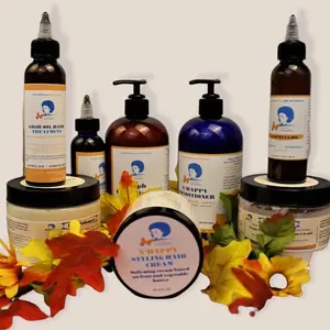 Caisse Bundle of 6 Gels 6 Styling Hair Cream 3 NHAPPY Conditioners 3 Dry Shampoo 3 Marabou Oils 3 Tutti Frutti 3 Spray Tonic 3 Scrubs for Hair Care