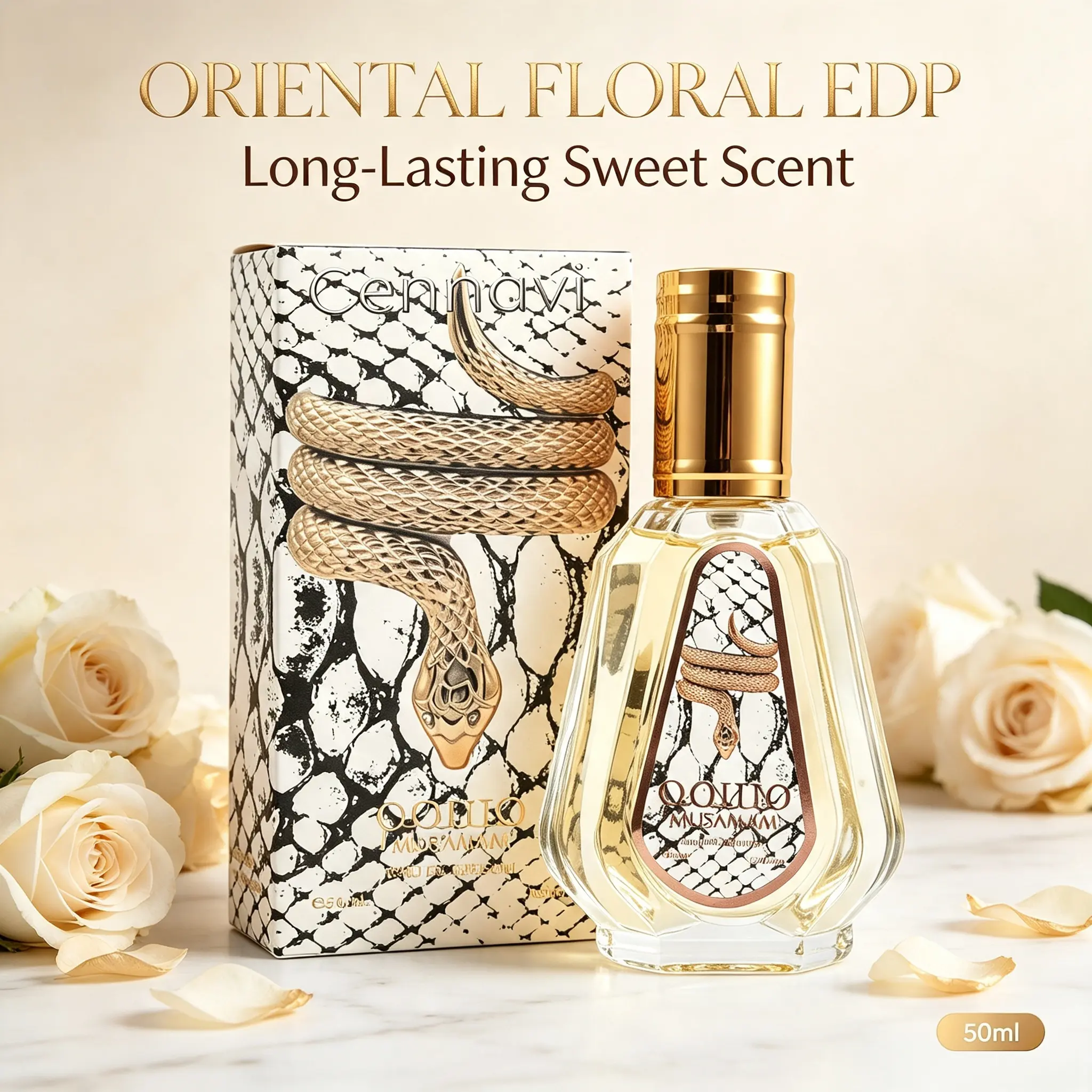 Women's Elegant Floral Eau De Toilette Perfume - Romantic Rose Lavender & Sweet White Florals Scent, Long-Lasting Soft Feminine Fragrance, Daily Casual Wear, Ideal Birthday Holiday Gift for Ladies