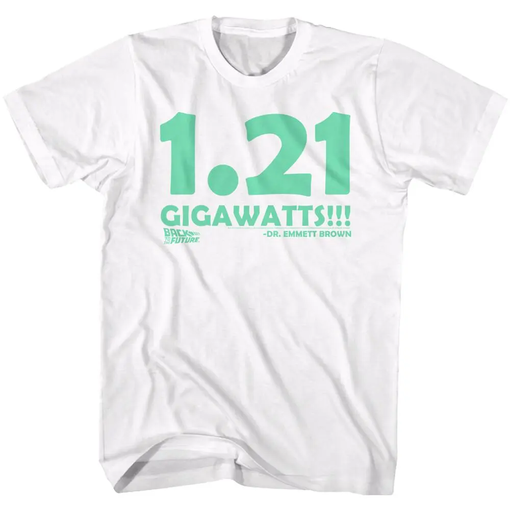 Back To The Future Movie 1.21 Gigawatts !!! Doc Emmett Brown T-Shirt All Colors, Gift for Women Men, Made In USA, US Size S-6XL, 100% cotton, Classic Fit, Unisex T-Shirt