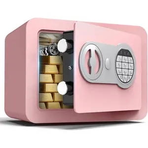 Small Safes for  Small Safe Box Mini Safe with  Slot Personal Safes for   Documents  Safety Box with Digital Keyboard & Sensor Light Caja Fuerte Para Dinero 0.23 Cubic ()