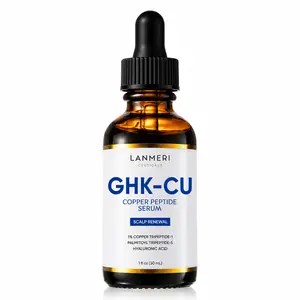 Lanmeri GHK-Cu Copper Peptide Serum for Hair Growth – Multi-Action Scalp Renewal System for Thinning Hair – Targets the Root to Support Fuller, Stronger Hair – Fast-Absorbing, Non-Greasy (1 fl oz)