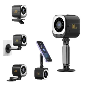 2026 Car Magnetic Fan Pro: 8000mAh Battery, USB PD Rechargeable, 360° Rotatable & Adjustable for Long-Lasting Cooling, High Wind Power with LED Light, Ideal for Car, Kitchen, Bathroom & Bedroom Air Circulation