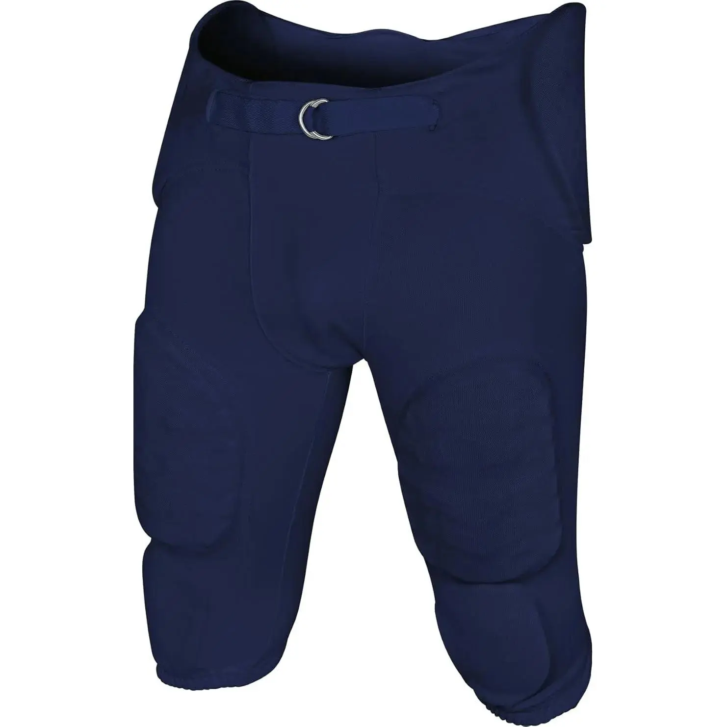 Exxact Sports Men's Proline Integrated Football Pants - Snug Fit Moisture-Wicking Polyester Apparel with 7 Padded Zones for Training