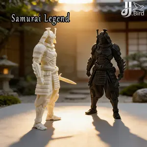 Samurai Legend Model Decoration Figurine, Collectible Handmade Statue, Home Room Bookshelf Decor, Desktop Ornament, Unique Gift