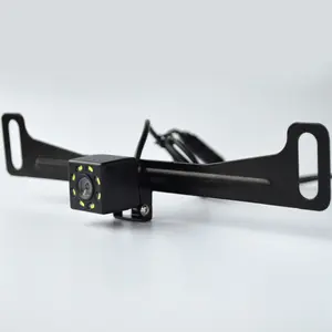 QXNY Backup Camera HD Rear View  American License Plate Bracket-Mounted Reverse Cam Night Vision Parking Assistance CVBS for Car