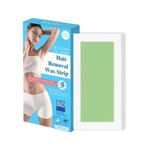 20PCS hair removal wax strip for men and women, safe & gentle on ALL Skin Types, suitable for legs, bikini, armpit, face, perfect at home, trip and