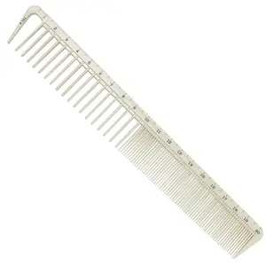 Professional Thinning Comb with Scale, Plastic Detangling Comb for Salon and Home Use, Precise Trimming and Thinning Tool for All Hairstyles