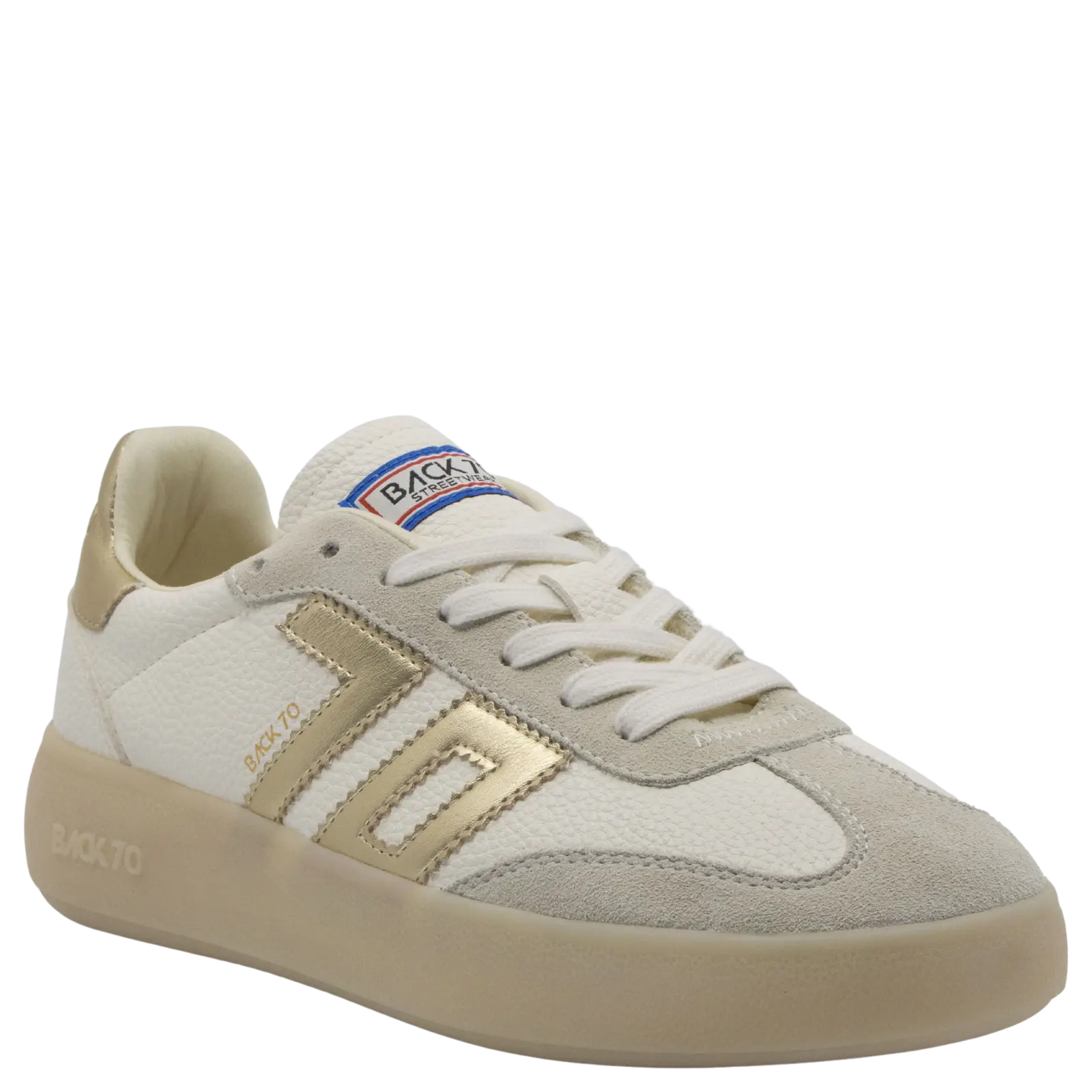 Back 70: BROOKLYN L26 in METALLIC GOLD Sneakers
