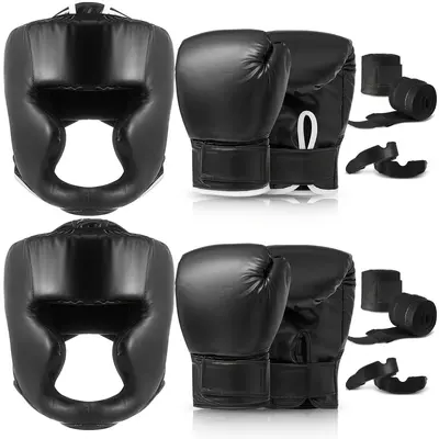 Kids Boxing Gloves and Headgear TikTok Shop - Main Image