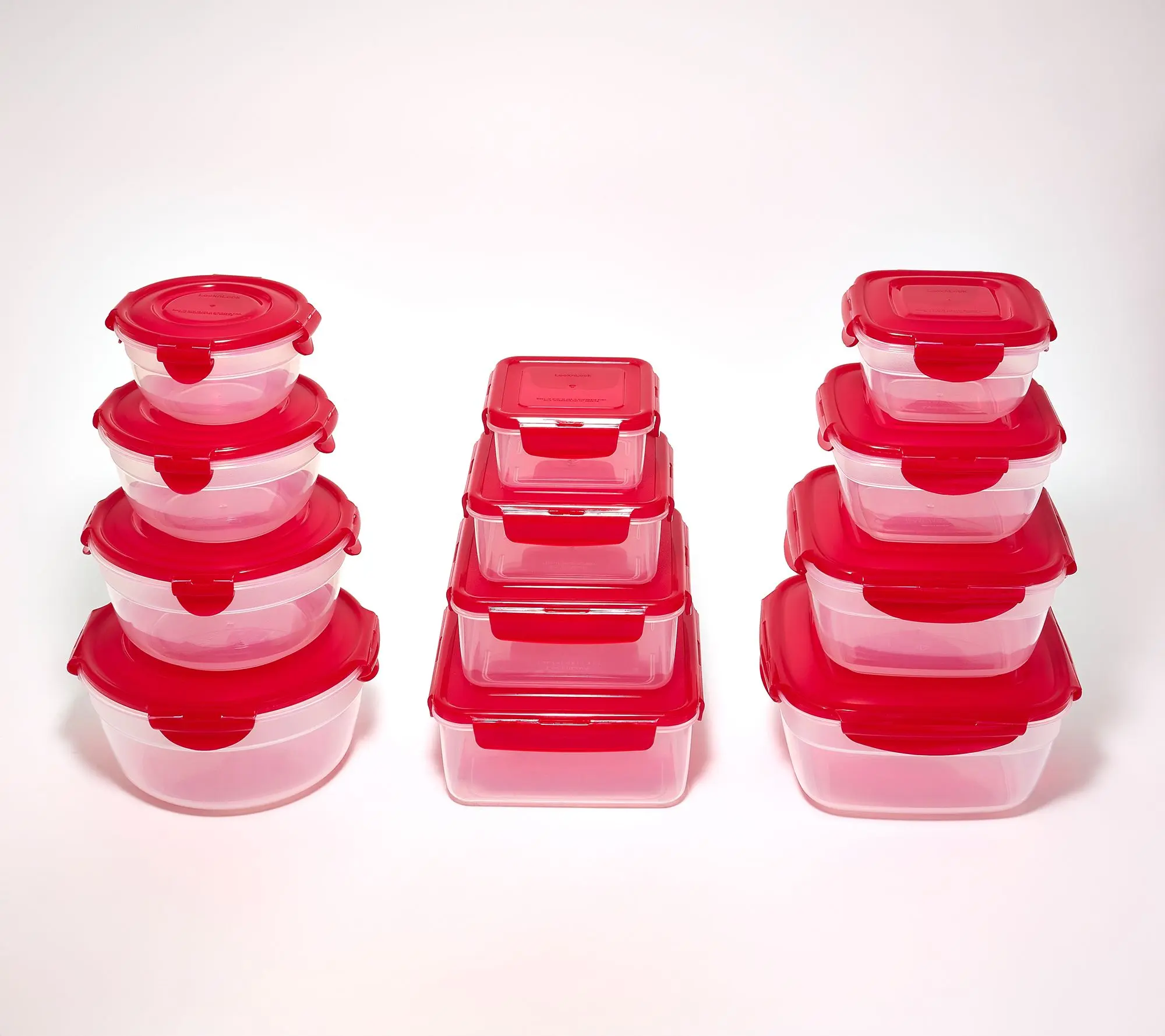 LocknLock 12-pc Nestable Bowl, Square & Zen Storage Set