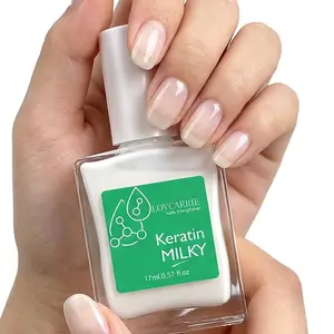 LOVCARRIE Nail Strengthener Nail Care No UV lamp required. Natural formula. Alcohol-free and no baking ingredients. Long-lasting shine. A strengthening treatment specifically designed for fragile, peeling nails.