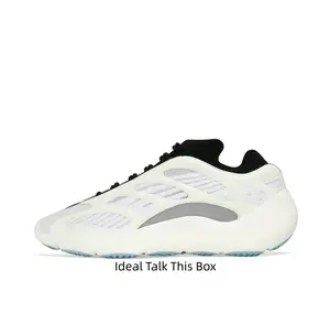 Futuristic White Sneakers with Bold Cut-Out Details
