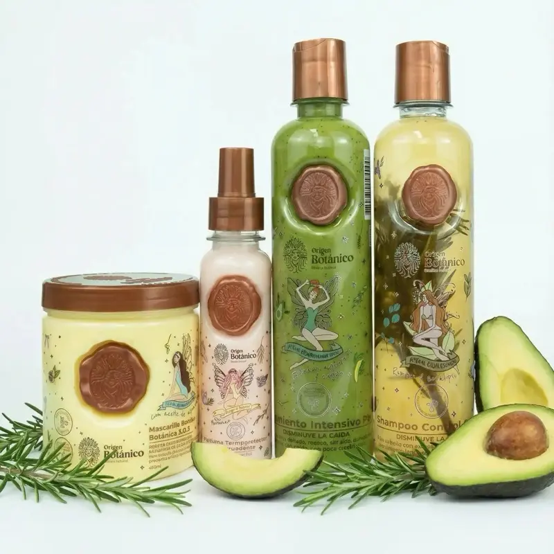 Botánico Ritual Hair Care 4-Pack Kit - Shampoo, Treatment, Mask, Heat Protectant Spray